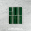 Porcelain Dark Green Glossy Mosaic