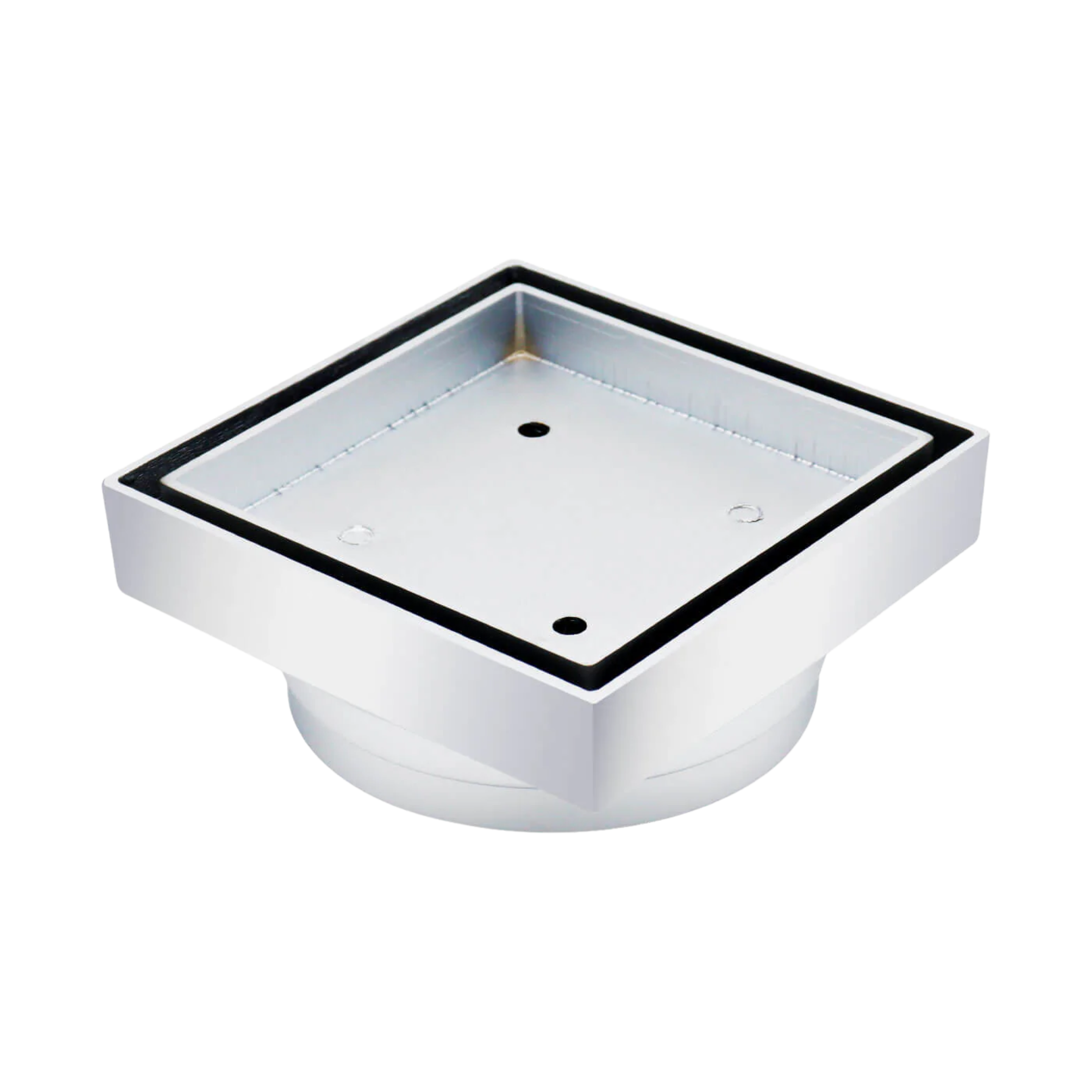 Floor waste Bermuda Mega Square 100mm Chrome
