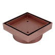 Floor Waste Bermuda Mega Square 50mm Rose Gold