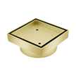 Floor Waste Bermuda Mega Square 100mm Brushed Gold
