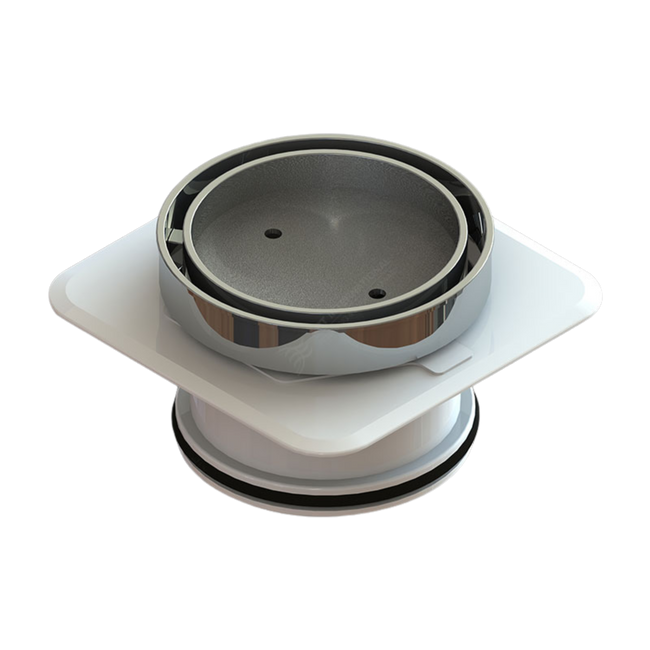 Floor Waste Bermuda Mega Round 100mm Chrome