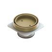 Floor Waste Bermuda Mega Round 80mm Brushed Gold
