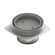 Floor Waste Bermuda Mega Round 50mm Brushed Nickel