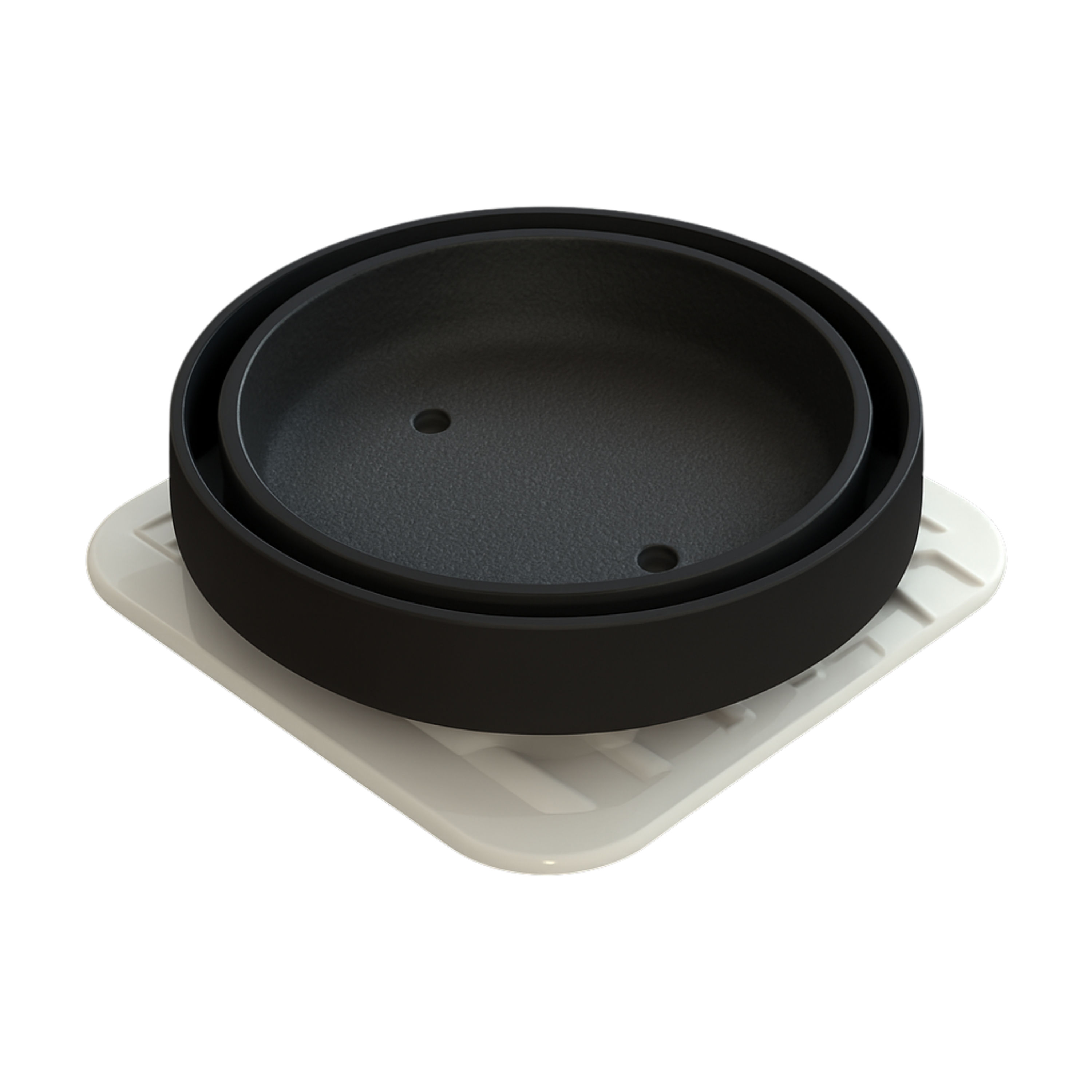 Floor Waste Bermuda Mega Round 50mm Matte Black