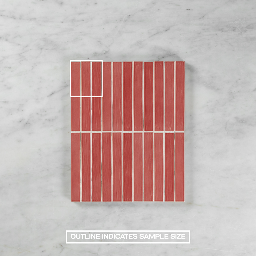 Porcelain Pink Glossy Mosaic