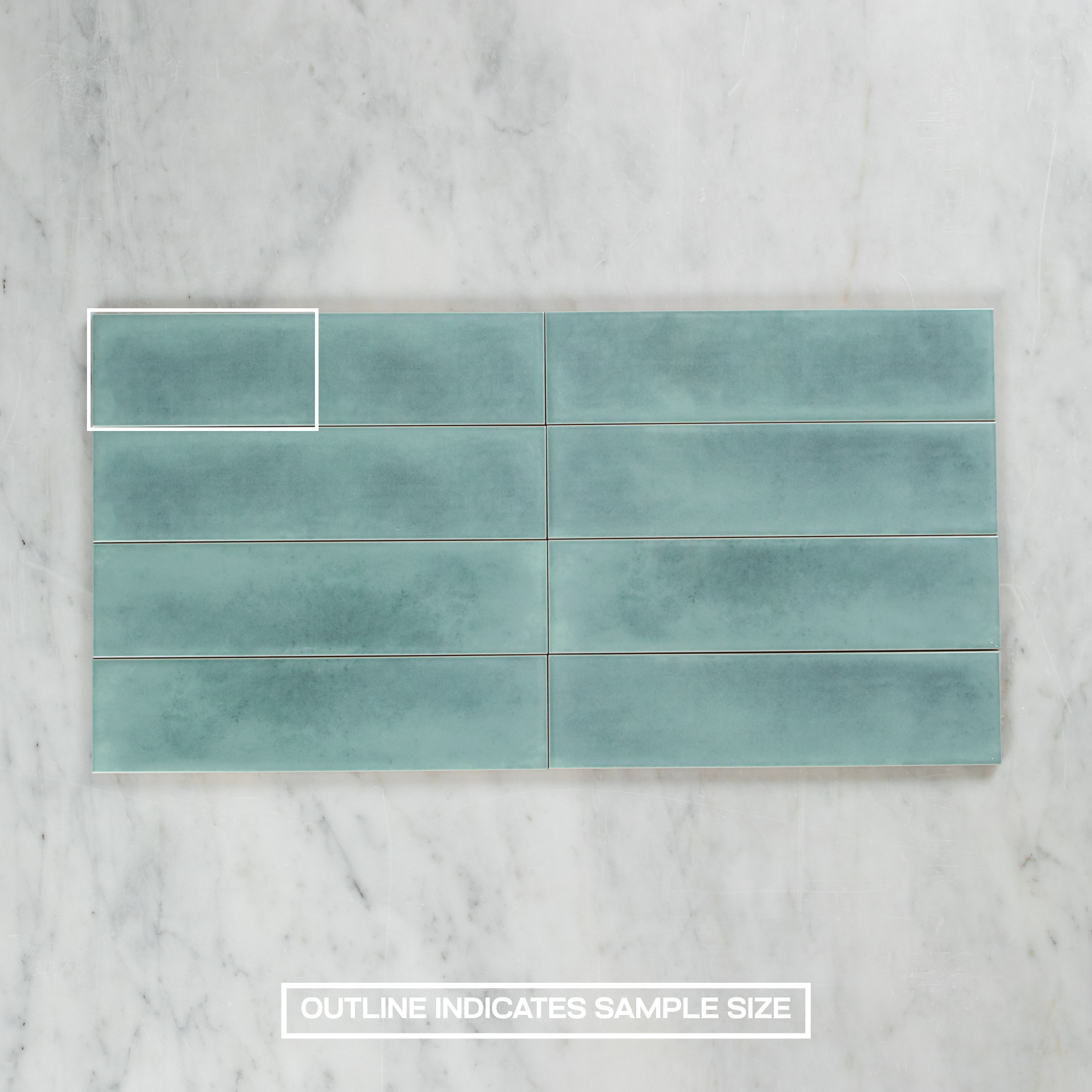 Boutique Mint Gloss Subway Ripple