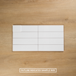 White Gloss Subway Pressed Edge