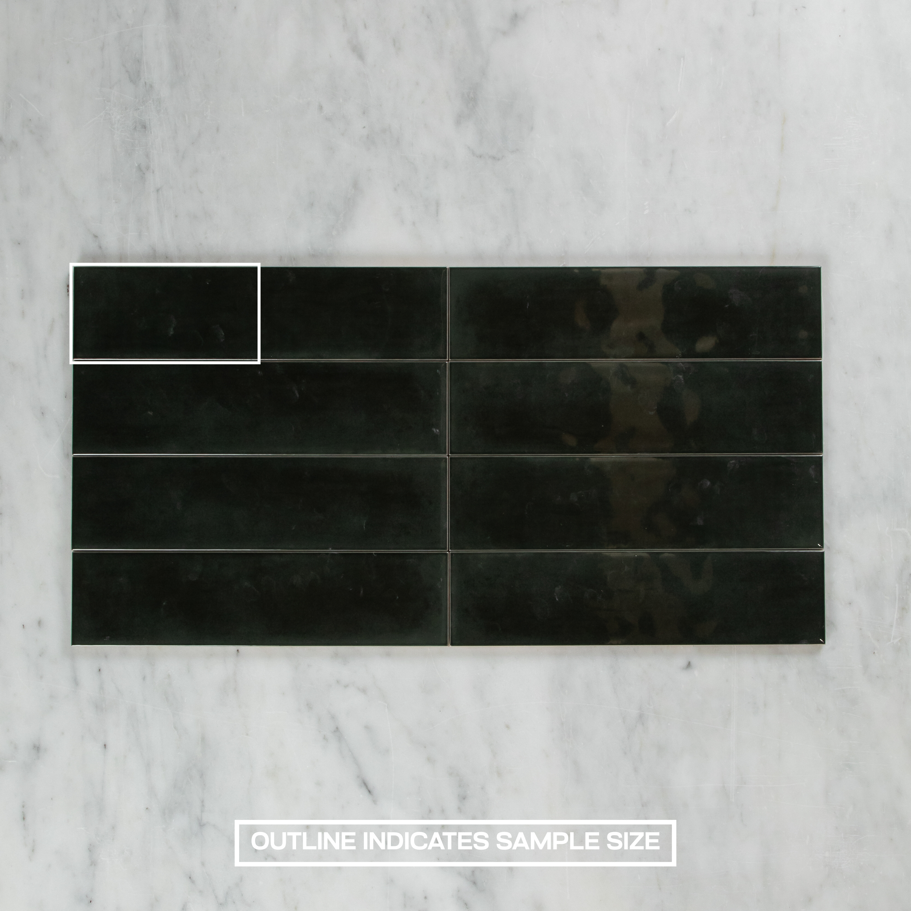 Boutique Charcoal Gloss Subway Ripple