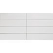 White Gloss Subway Pressed Edge
