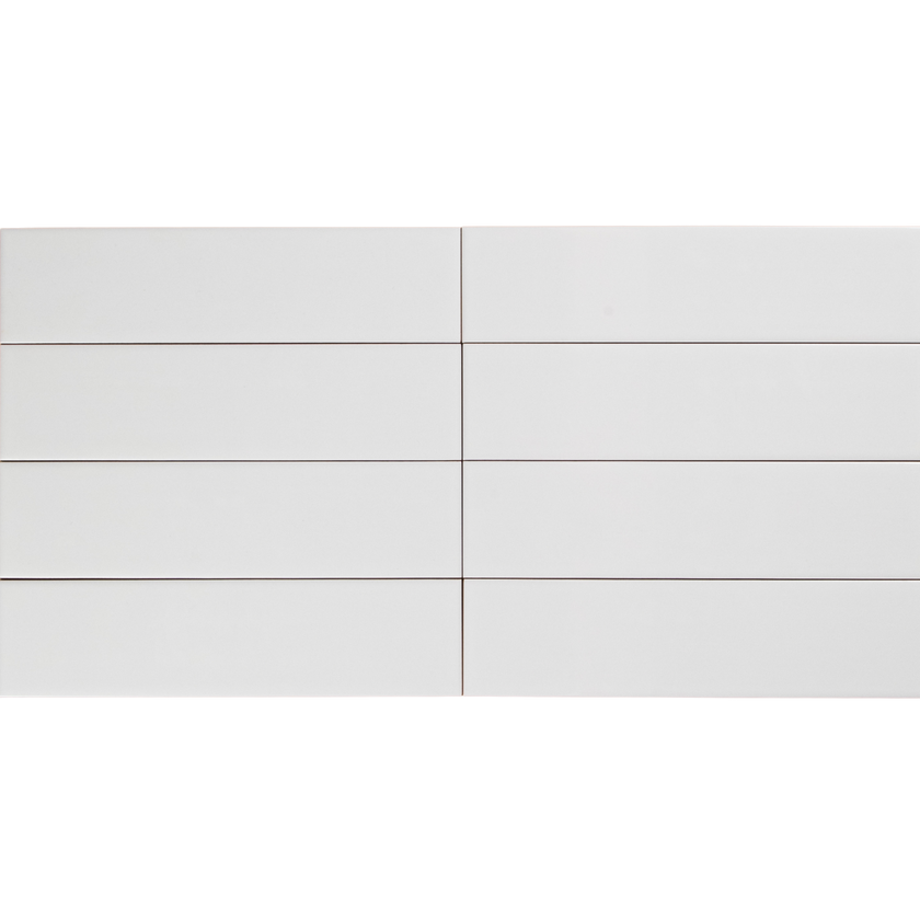 White Gloss Subway Pressed Edge
