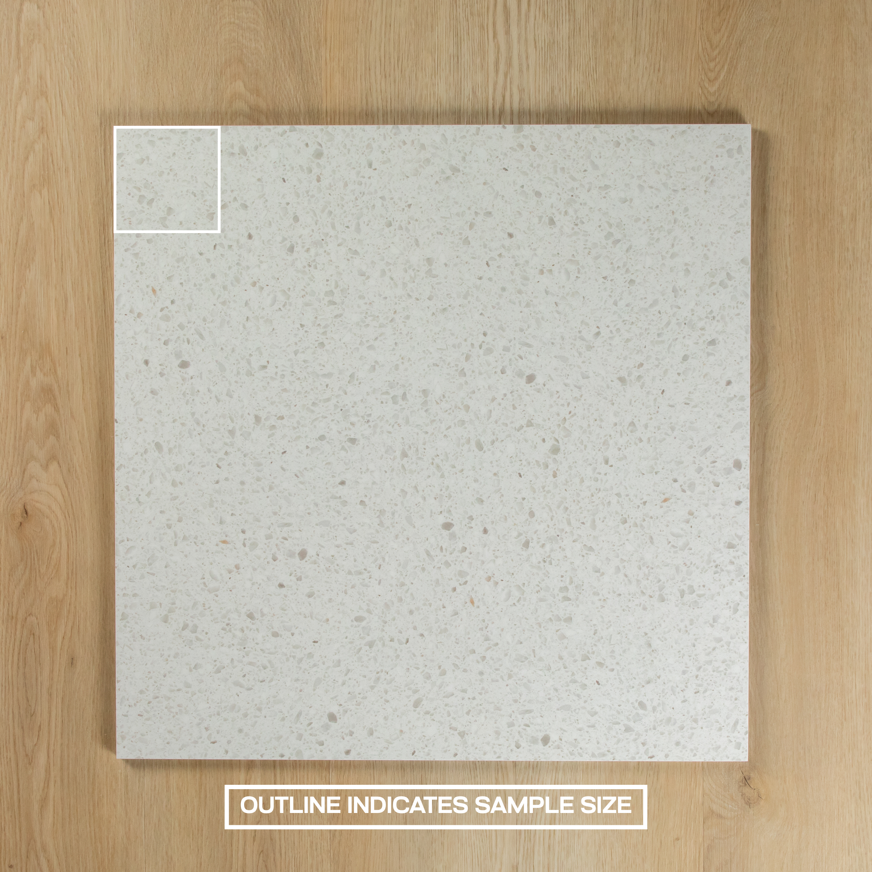 Terrazzo Carving White Matte