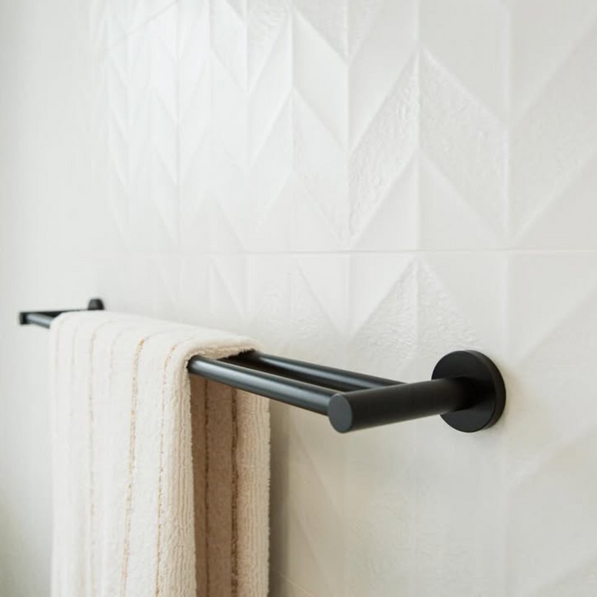 Travertine Cross Cut White + Chevron White