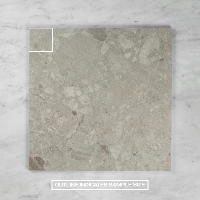Terrazzo Stone Light Grey In Out