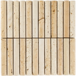 Travertine Beige Marble Flute Mosaic