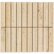 Travertine Concave Kit Kat Mosaic