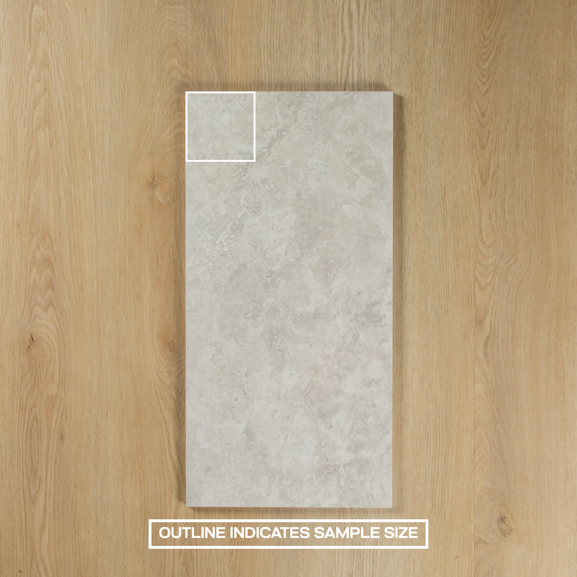 Travertine Stone Silver Honed