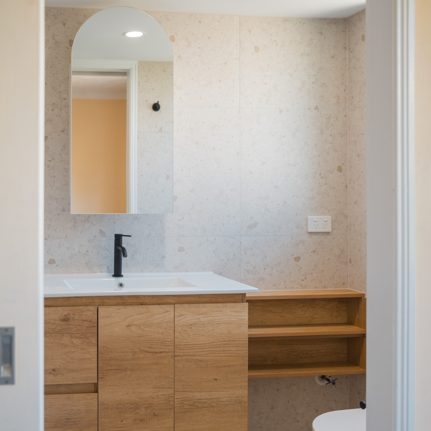Antique Terrazzo Stone Marshmallow Matte Shine