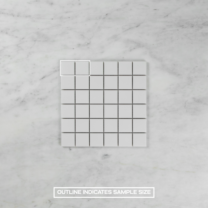 White Matte 48 x 48 Mosaic