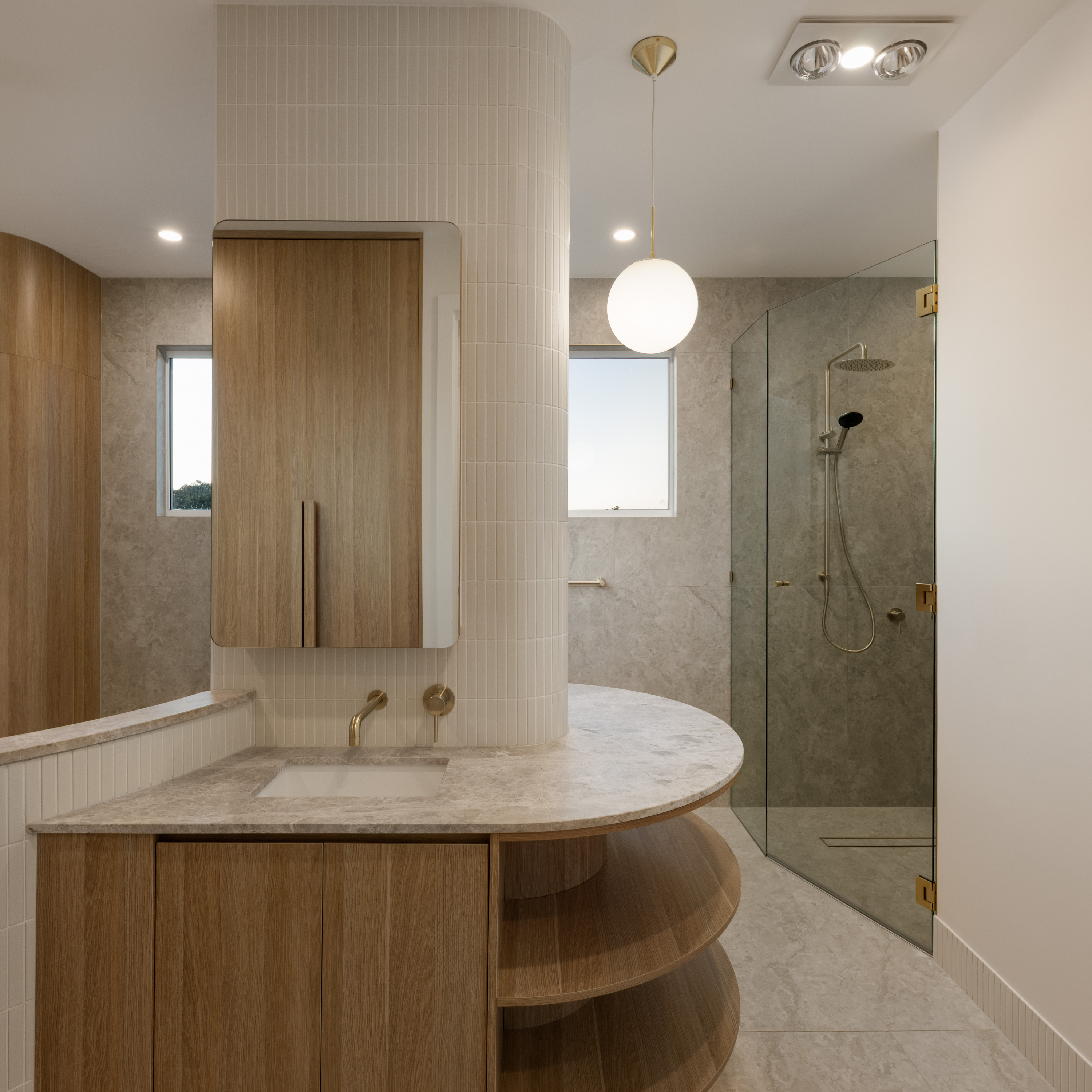 Travertine Stone Silver Matte