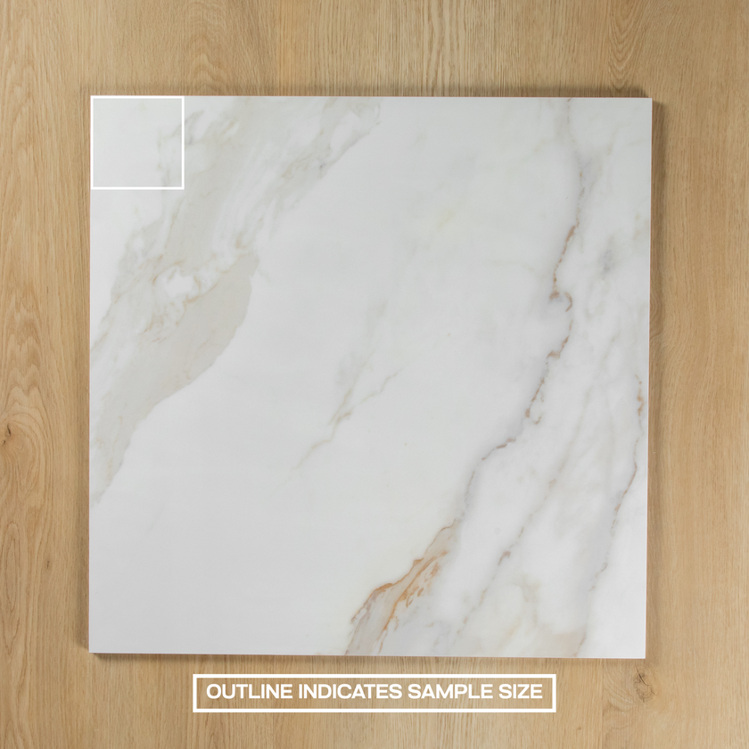 White Plus Calacatta Gold Polished