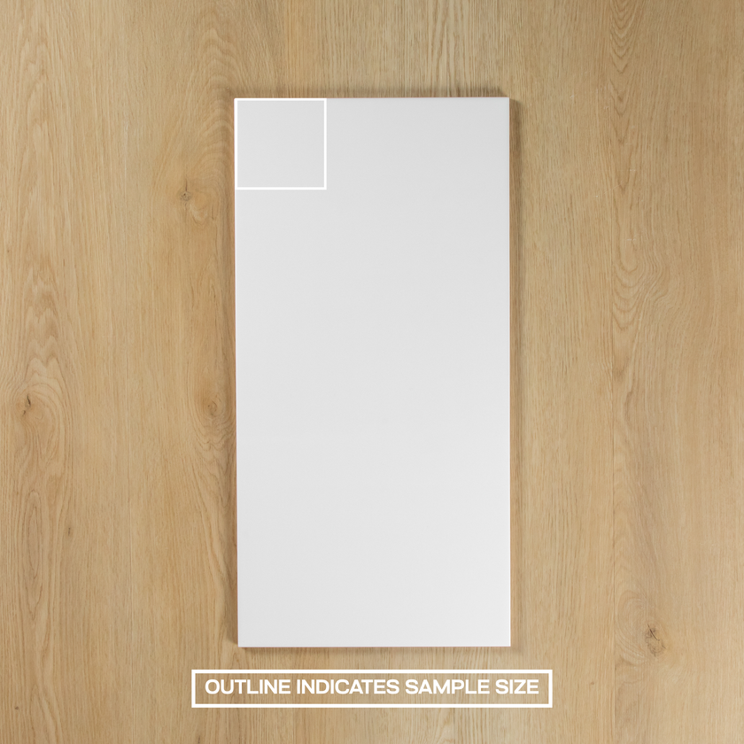 White Gloss Pressed Edge