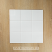 White Gloss Pressed Edge