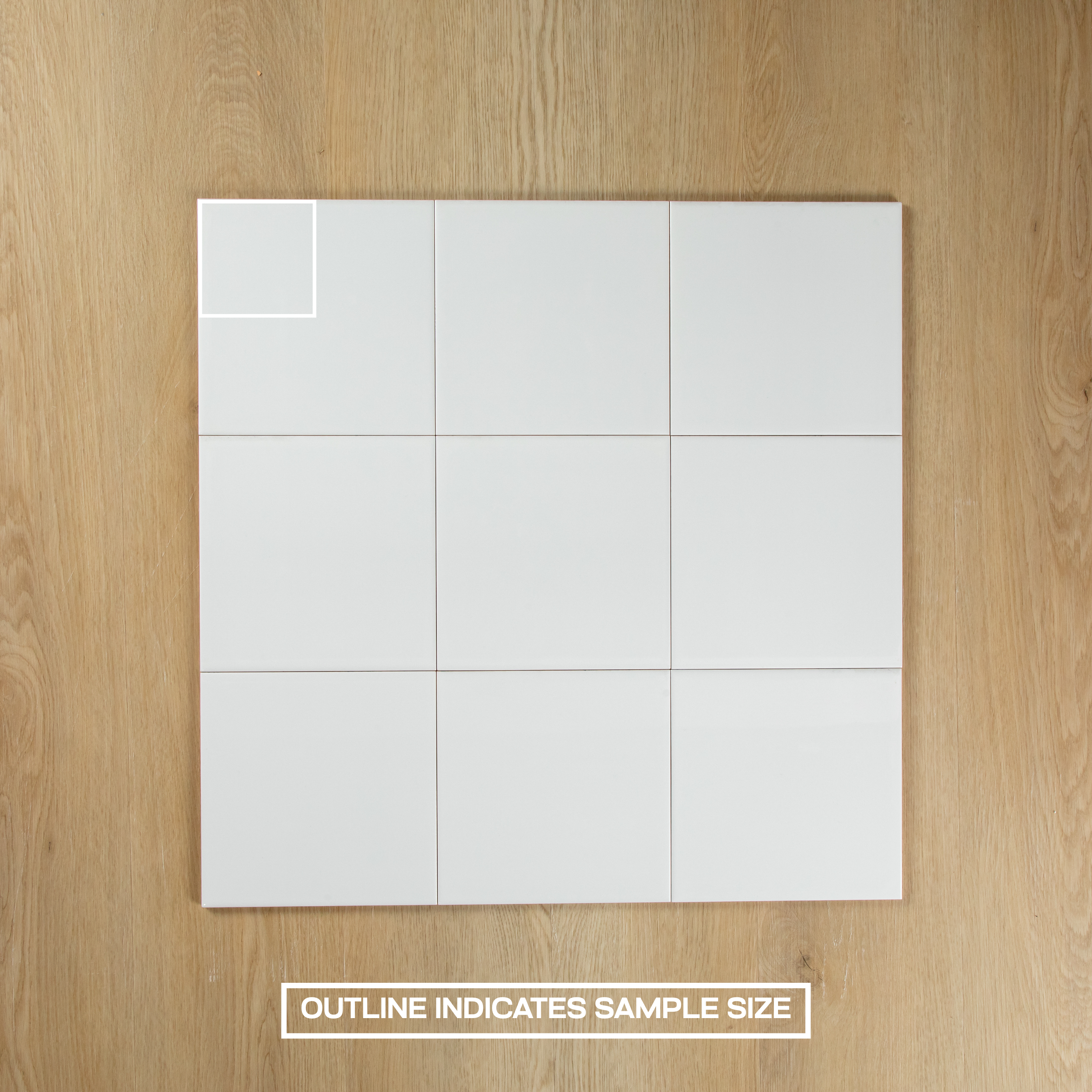 White Gloss Pressed Edge