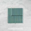 Clovelly Antique Light Green Gloss Concave Kit Kat Mosaic Mosaic