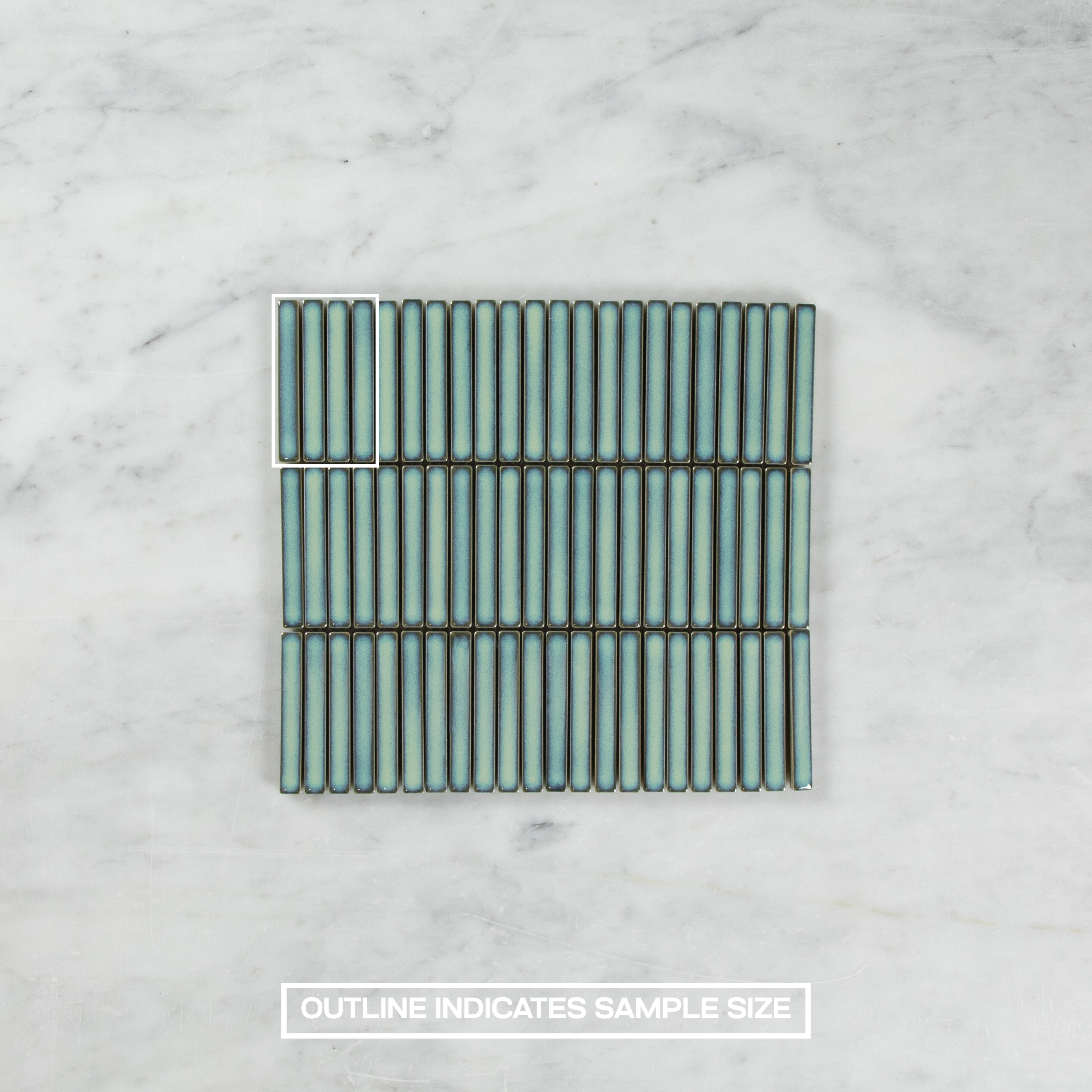 Cottesloe Antique Sage Green Kit Kat Mosaic