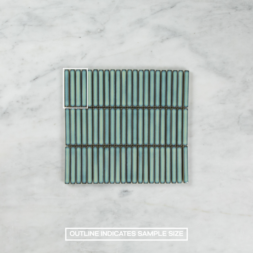 Cottesloe Antique Sage Green Kit Kat Mosaic
