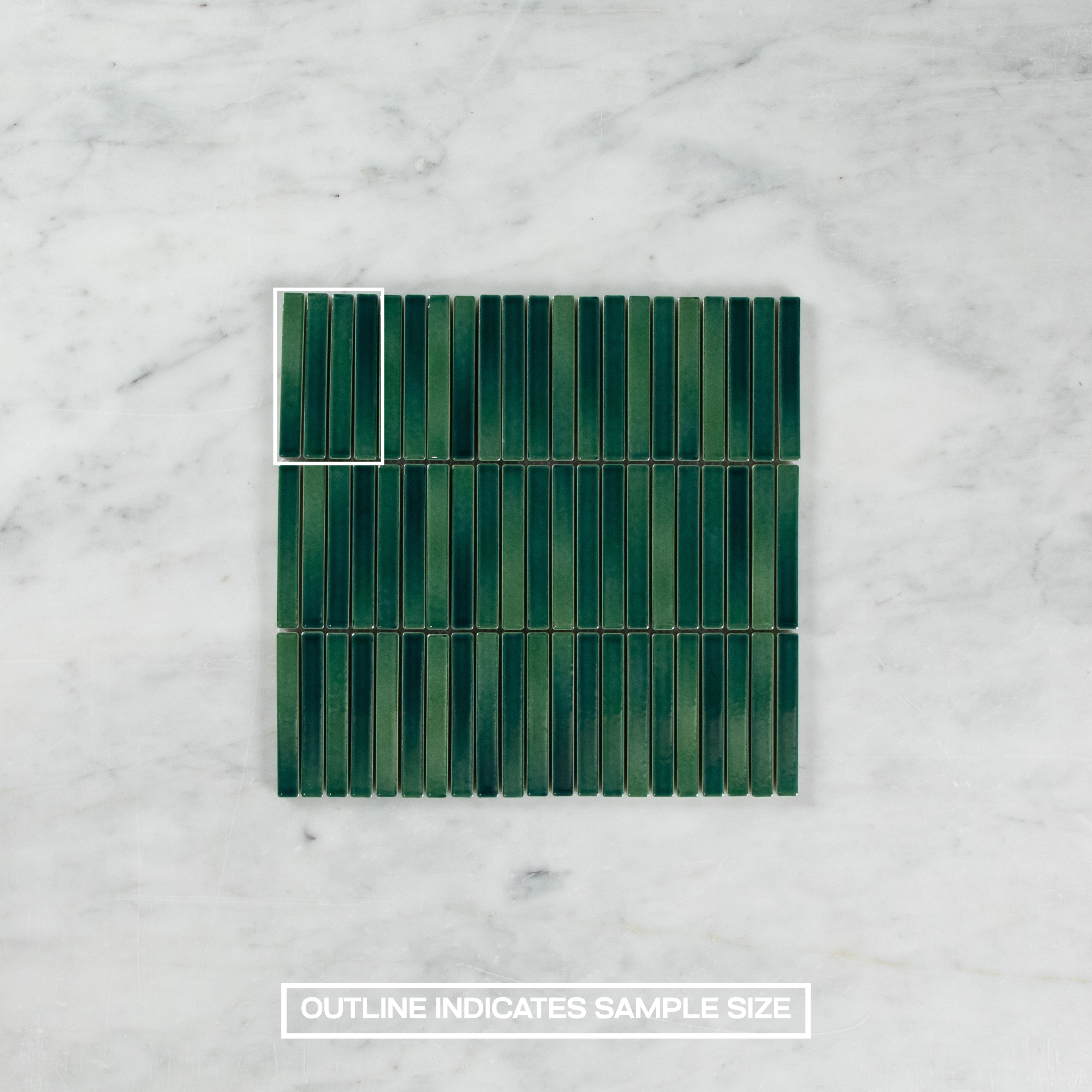 Cottesloe Antique Forrest Green Kit Kat Mosaic