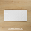 Chevron White Matte