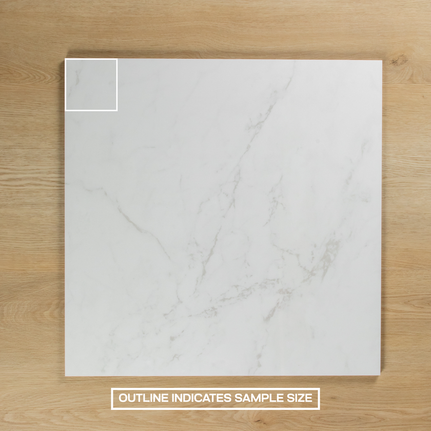 Carrara Bright White Honed