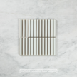 Clovelly Antique White Gloss Concave Kit Kat Mosaic