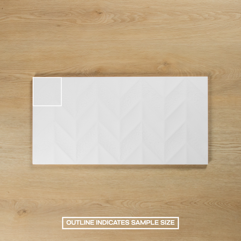 Chevron White Gloss
