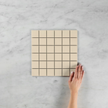 Ivory Cream Matte 48 x 48 Mosaic