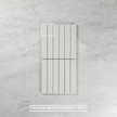 Matte White Rectified Mosaic