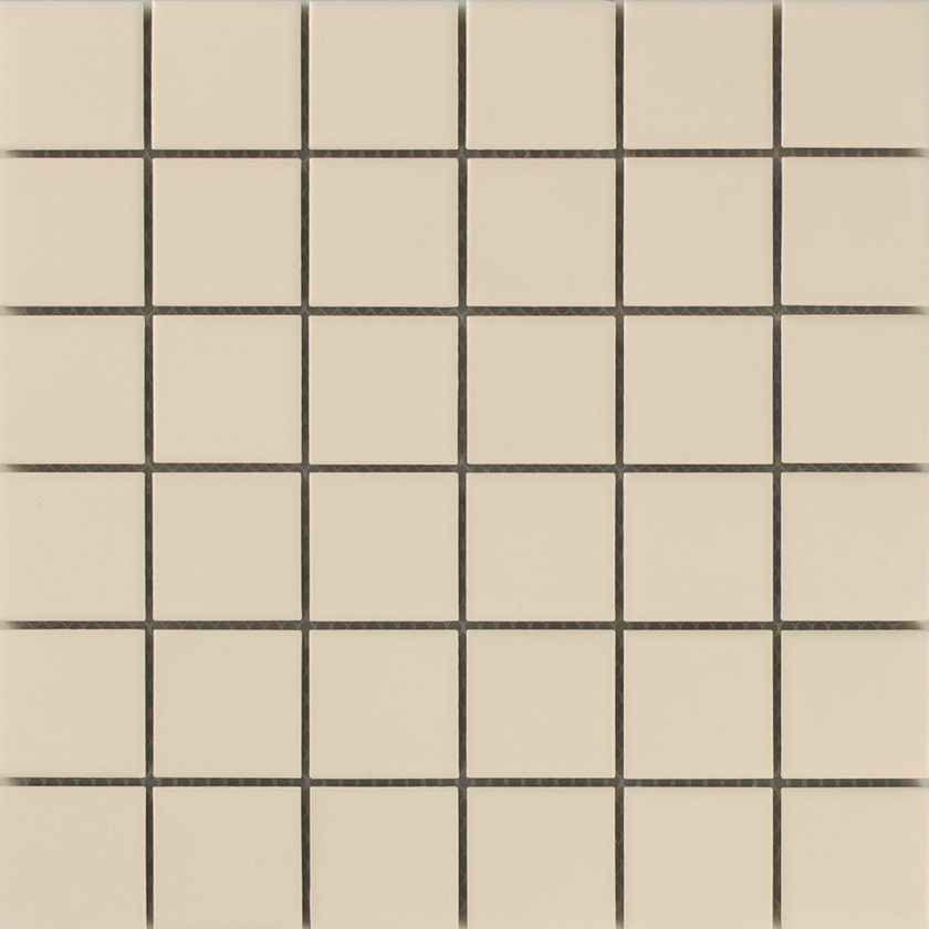 Ivory Cream Matte 48 x 48 Mosaic