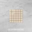 Ivory Cream Matte 48 x 48 Mosaic