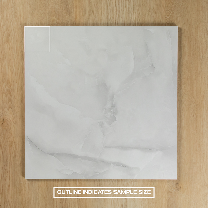 Petah Onyx Light Grey Polished