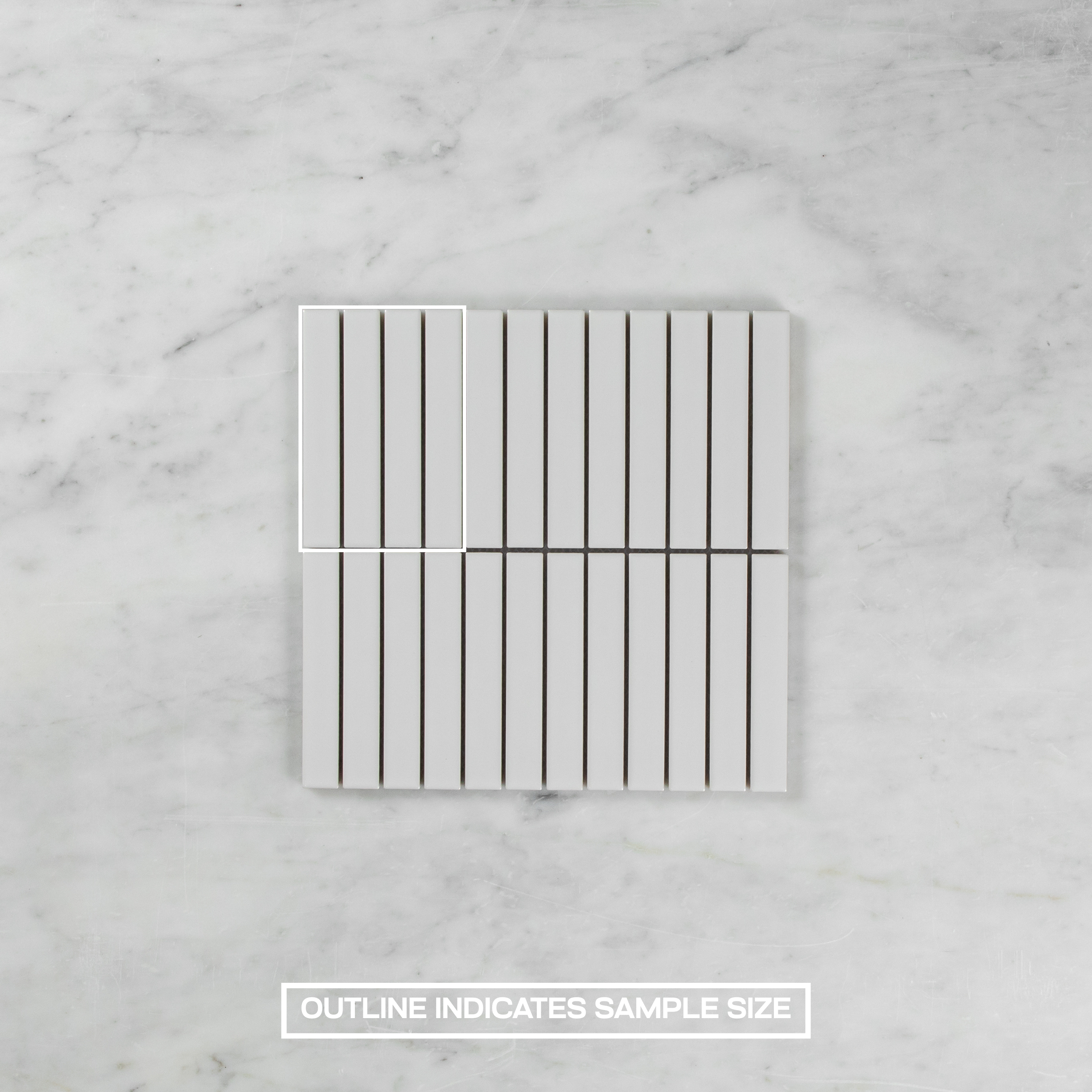 Byron Kit Kat Gloss White Mosaic