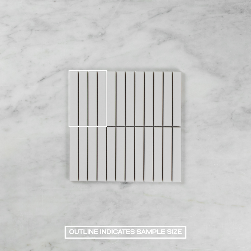 Byron Kit Kat Gloss White Mosaic