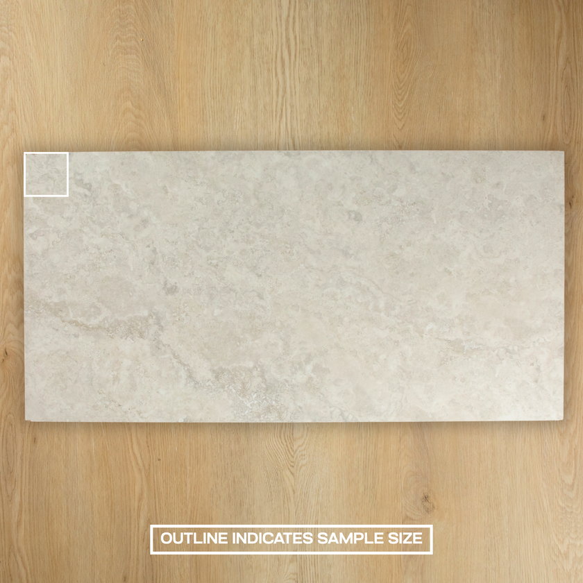Travertine Stone Silver Matte