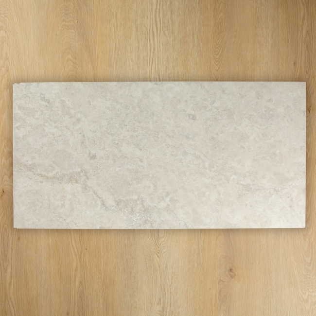 Travertine Stone Silver Matte