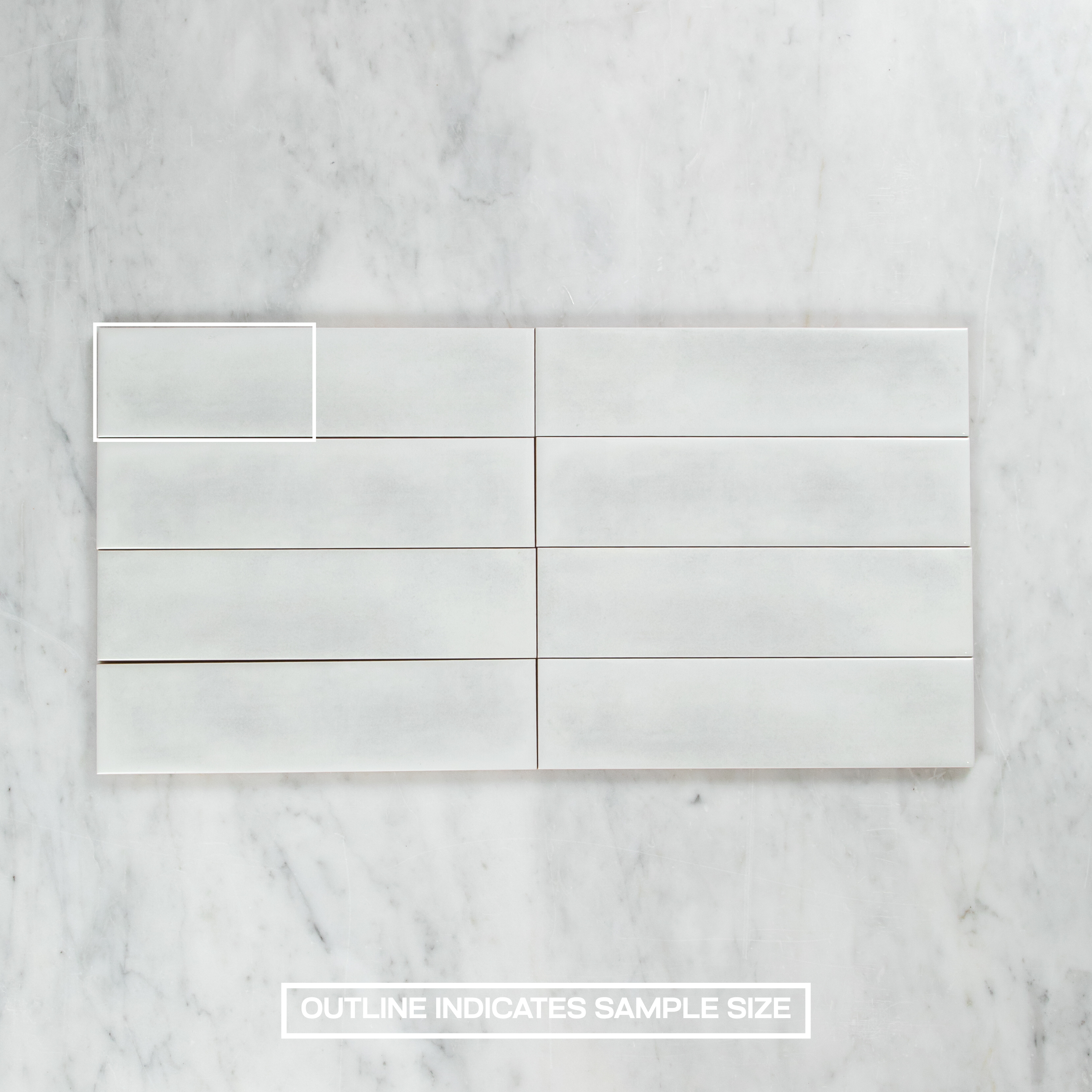 Boutique White Gloss Subway Ripple