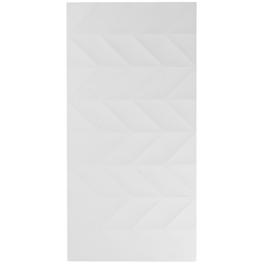 Chevron White Matte