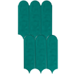 Flemmington Feather Green Ripple Gloss