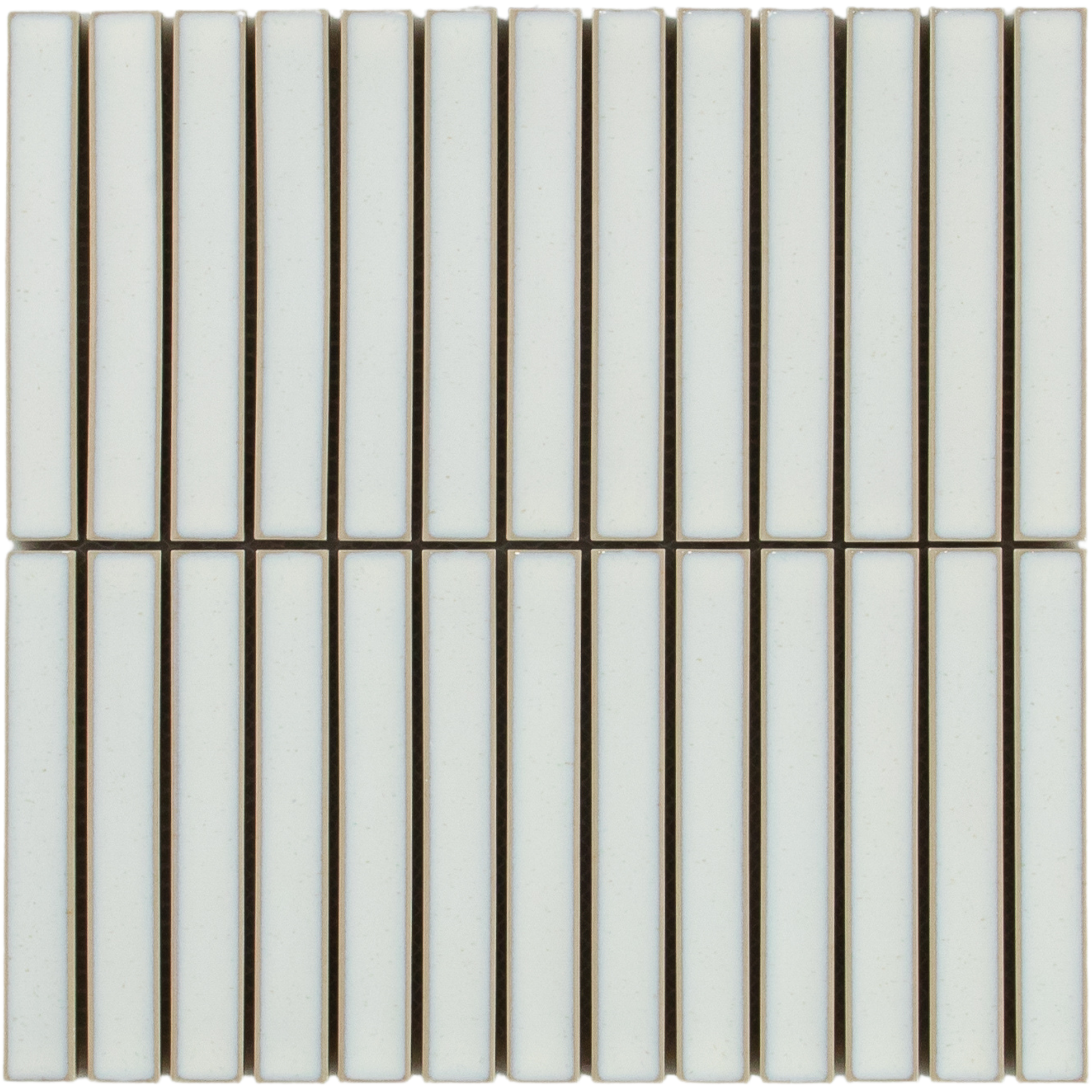 Clovelly Antique White Gloss Concave Kit Kat Mosaic