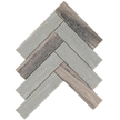 Blue Sandstone Herringbone Honed Mosaic