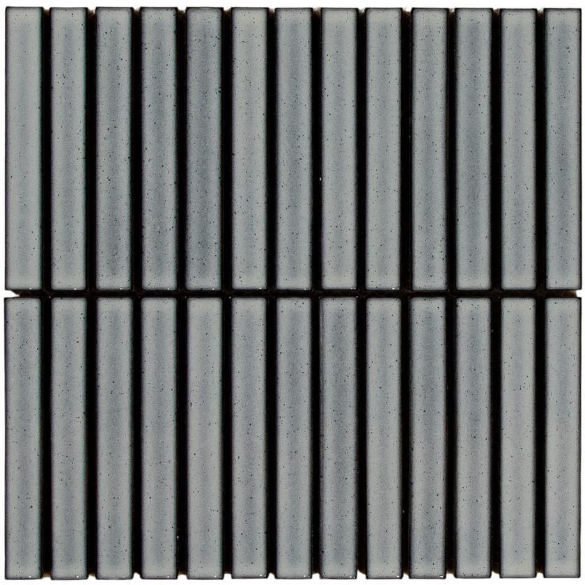 Clovelly Antique Grey Gloss Concave Kit Kat Mosaic